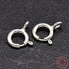 925 Sterling Silver Spring Ring Clasps STER-F014-06B-3