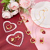 Unicraftale 20Pcs 5 Styles Alloy Enamel Pendants ENAM-UN0001-08-3