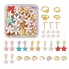 DIY Flower Earring & Finger Rings Making Kit DIY-SZ0008-48-1