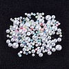 Acrylic Imitation Pearl Cabochons OACR-XCP0001-02-1