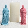3D Buddhist Woman DIY Food Grade Silicone Candle Molds PW-WG89310-01-2