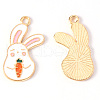 Alloy Enamel Pendants ENAM-N054-38A-RS-2