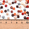 Opaque Colours Glass Seed Beads SEED-N007-17B-4
