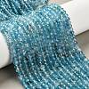 Natural Blue Topaz Beads Strands G-RM2025-15-1