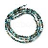 Natural Chrysocolla Beads Strands G-Z034-A03-01-3