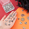 SUNNYCLUE 64Pcs 16 Style Tibetan Style Alloy Pendants FIND-SC0002-67-3