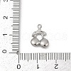 304 Stainless Steel Charms STAS-D366-08A-P-3