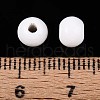 Spray Painted Round Natural Schima Wood Beads WOOD-T032-6mm-30-4
