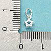 925 Sterling Silver Birthstone Charms STER-G035-01C-03-3