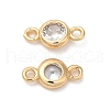 Brass Connector Charms KK-B074-40G-1