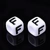 Letter Acrylic Beads PL37C9129-F-2