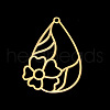 PVD Vacuum Plating 201 Stainless Steel Pendants STAS-T056-LA701-2-1