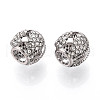 Alloy Rhinestone European Beads FIND-N009-09P-2