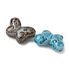Picasso Baking Paint Glass Seed Beads GLAA-Q120-05A-2