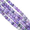 Natural Weathered Agate Beads Strands X-G-G589-6mm-06-3