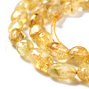 Natural Citrine Beads Strands G-G018-04-3