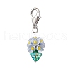 Resin & Glass Beaded Pendant Decorations HJEW-MZ00168-03-2