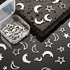 60Pcs 10 Style 304 Stainless Steel Pendants STAS-FS0001-14P-5