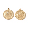 Ion Plating(IP) 304 Stainless Steel Pendants STAS-E153-12G-2