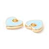 Rack Plating Eco-friendly Brass Enamel Charms KK-D073-04G-02-NR-3