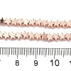 Electroplated Synthetic Non-magnetic Hematite Beads Strands G-I364-A01-RG-4