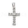 Brass Micro Pave Cubic Zirconia Pendants KK-U056-29P-1