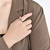 Heart 304 Stainless Steel Finger Rings for Women FS-WGDCCF4-14-2