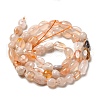 Natural Cherry Blossom Agate Beads Strands G-I351-A07-2