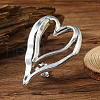 Unique Heart Alloy Adjustable Rings for Women WS5380-7-1