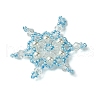 Christmas Seed Beads Beaded Charms PALLOY-MZ00300-02-3