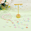 112Pcs 7 Styles Two Tone Acrylic Charms PALLOY-HY00033-5