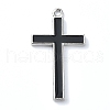 Rack Plating Alloy Enamel Pendants ENAM-Z016-02P-1