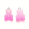 Gradient Color Opaque Resin Pendants RESI-R433-01C-1