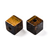 Natural Tiger Eye European Beads G-N345-07A-02-2