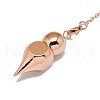 Brass Dowsing Pendulum Big Pendants G-Q165-04RG-2