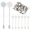 Unicraftale 80Pcs 201 Stainless Steel Brooch Findings STAS-UN0058-67-1
