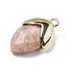 Natural Sunstone Pendants G-U019-03A-08-2