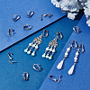 Unicraftale 50Pcs 304 Stainless Steel Clip-on Earrings Findings STAS-UN0041-08-2