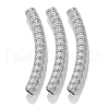 304 Stainless Steel Curved Tube Beads STAS-M071-03J-P-1