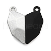 Spray Painted Alloy Magnetic Clasps PALLOY-Q461-04-1