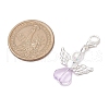 Heart Angel Acrylic Pendant Decorations HJEW-JM02538-02-2