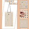 Felt Hanging Brooch Display Holder AJEW-WH0554-32-4