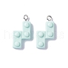 Opaque Resin Pendants RESI-G051-04A-3