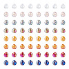 Biyun 400Pcs 8 Style Electroplate Glass Beads Strands EGLA-BY0001-02-12