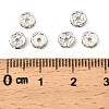 Brass Rhinestone Spacer Beads X-RB-A014-Z5mm-01S-2
