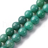 Natural Green Onyx Agate(Dyed & Heated) Beads Strands G-K393-A03-10mm-2