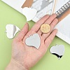 Tarnish Resistant 201 Stainless Steel Heart Stamping Blank Tag Pendants STAS-S031-16-4