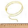Alloy Upper Arm Open Cuff Bangles for Women BJEW-U037-01A-G-3