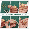 Brass Pendant Irregular Cabochon Settings KK-WH0079-105A-G-3