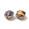 Electroplate Glass Beads EGLA-D022-01-2